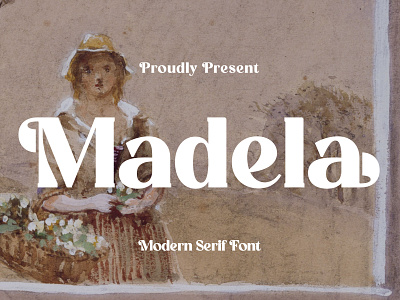 Madela Typeface 3d animation app branding design graphic design icon illustration logo motion graphics ui