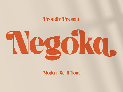 Negoka Typeface 3d animation app branding design graphic design icon illustration logo ui