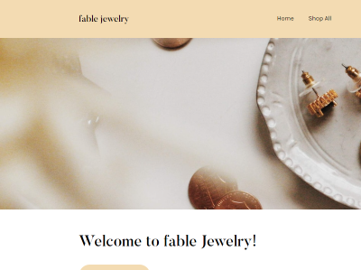 Fable Jewelry website