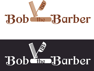 Day 13 Barbershop design graphic design illustrator logo