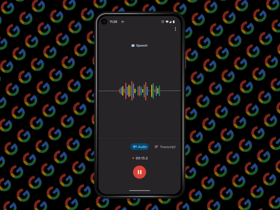 Google Recorder redesign ( pixel 5 ) app google google recorder google redesign mobile recorder redesign