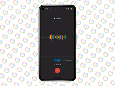 Google Recorder Redesign ( pixel 5 ) app google google app google recorder google redesign mobile recorder redesign voice