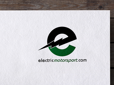 Electric Motor Sport branding graphic design logo