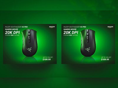 Razer Gaming Mouse Poster Design (ar_designzone) banner design design discount poster design flyer design gaming mouse poster graphic design photoshop poster design web banner