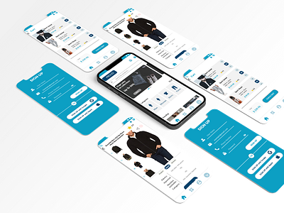 Proud store- eCommerce mobile app design adobe xd android branding creative design ecommerce ios mobile app design mockup ui ux