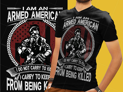 Armed Militery T-shirt Design armed armedforce t shirt custom tshirt militery t shirt t shirt design