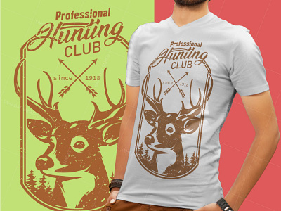Hunting club T-shirt Design custom design custom tshirt hunting hunting club hunting t shirt t shirt t shirt design