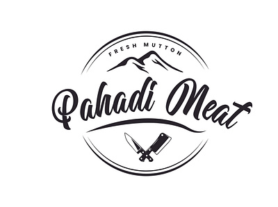 Pahadi Meat Logo branding graphic design logo