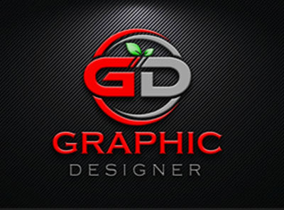 GD logo. text logo design