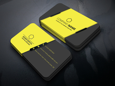 Trendy Color Business Card Design