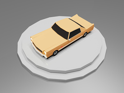 Lowpoly 3D car model 3d 3d car 3d car modeling branding logo maya motion graphics