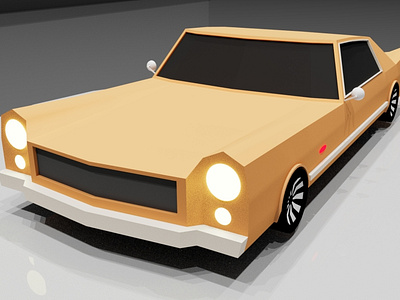 Lowpoly 3D car