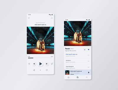 Daily UI 009 | Music Player android app challenge concept daily daily ui design mobile ui ux