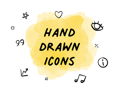 Hand drawn icons doodle hand drawn handmade icon design icon set iconography icons icons set iconset ink sketch sketchy