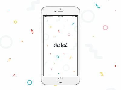 sneak peek app design branding loading screen particle shake