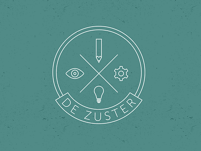 De Zuster logo coworking space delft stamp