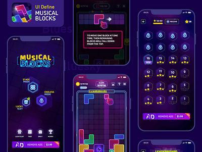 MusicalBlocks blocks game mobile music ui