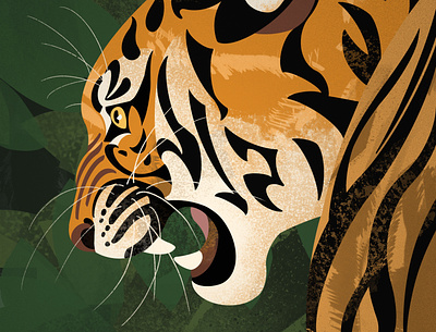 Tiger branding graphic design icon illustration packaging