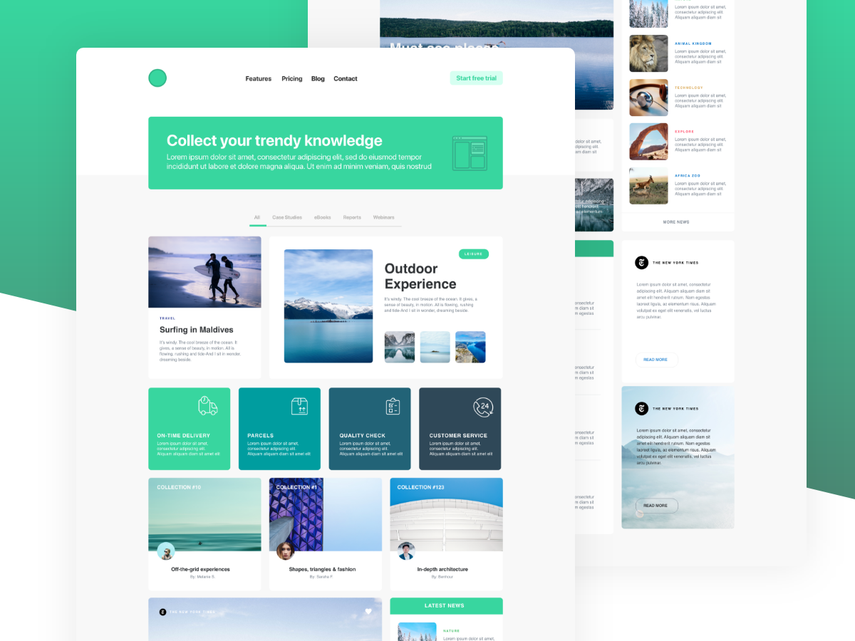 Blog Ui Kit Template Inspiration For Designers vrogue.co