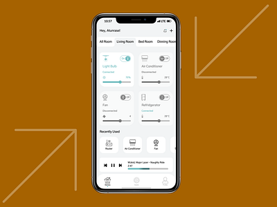 On/Off Switch app automation design home mobile onoff smart smart home ui ux
