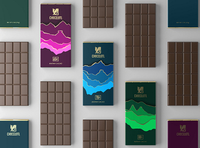 Chocelotl Packaging Design brand branding chocolate design food identity illustration illustrator package packaging