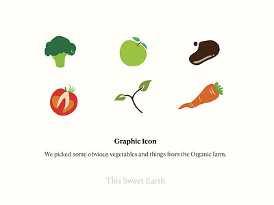 This sweet earth branding icons