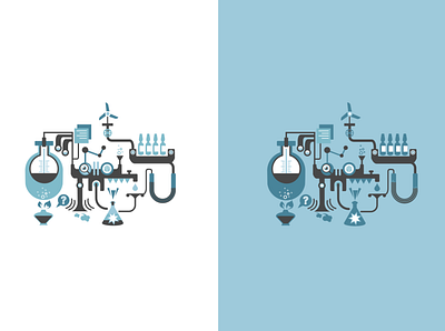 Chemical progress design flat graphicdesign icon illustration vector