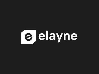 elayne logo branding design graphic design logo logodesign typologo