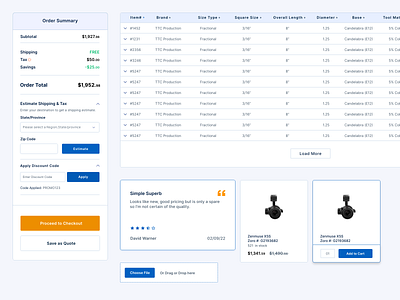 eCommerce UI Compenents