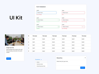 Minimal, Clean and Elegant UI kit. clean ui kit components elegant ui kit kit minimal uicomponents uikit xd ui kit