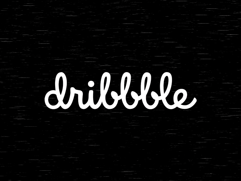 Dribbble - Glitch Effect Animation animation animation effect dribbble logo animation glitch effect glitch effect animation