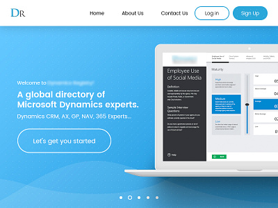 Landing page design landing page design minimalist concept modern style design