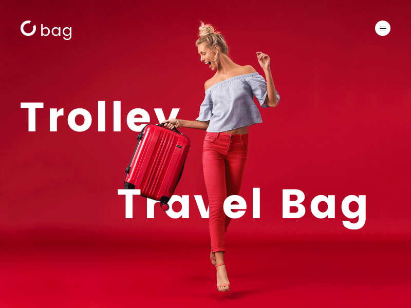 Travel Bag homepage design gab homepage homepage design travel bag