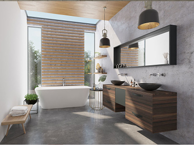 Bathroom 3d bathroom cgi interior interior design rendering visualization