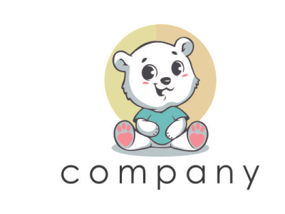 cutest little bear logo bear branding design graphic design illustration logo playful logo vector youthful logo