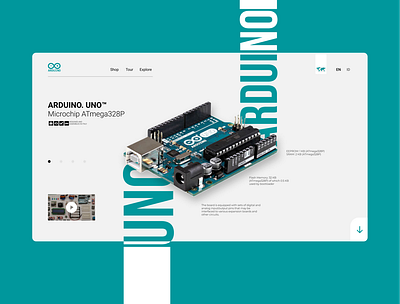 Arduino UNO web concept