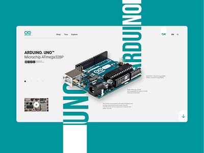 Arduino UNO web concept