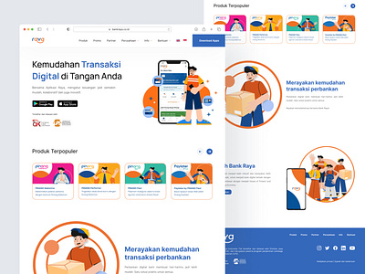 Bank Raya Website Redesign Concept