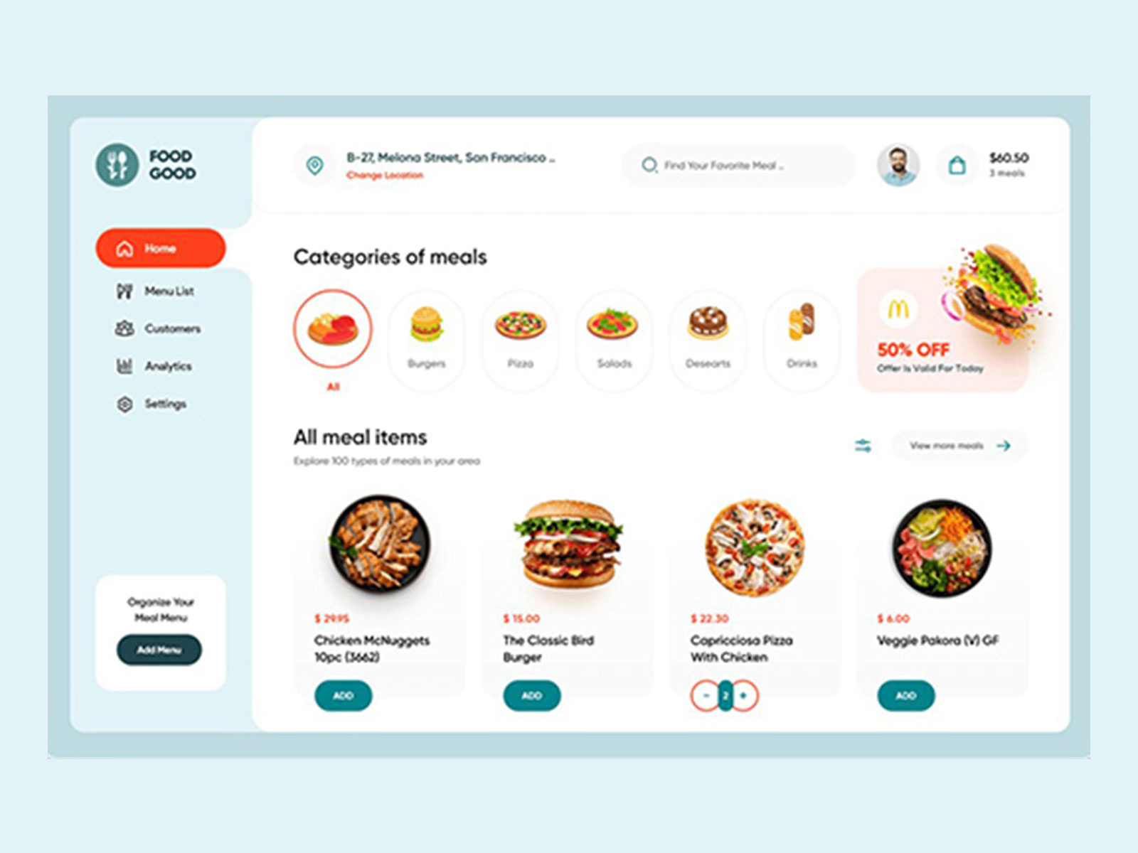 kitchen Dashboard Design by Rainloops Technolabs on Dribbble