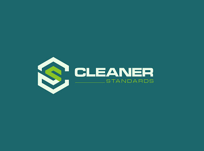 Cleaner Standards branding design illustrator logo modern typography vector