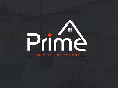 Prime Property Inspections branding design illustrator logo modern typography vector