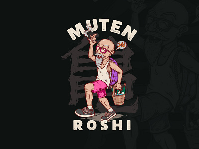 Muten Roshi Illustration