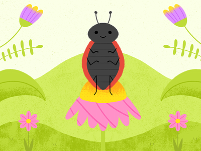 Ladybug 🐞 art artwork design dribbble illustration procreate