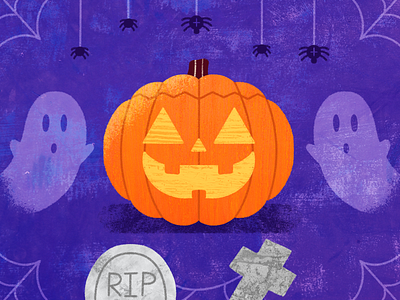 Pumpkin 🎃 art artwork design dribbble halloween illustration procreate pumpkin