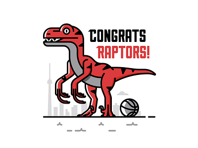 Raptors adobeillustrator art artwork colored design dribbble grid illustration outline raptors vector