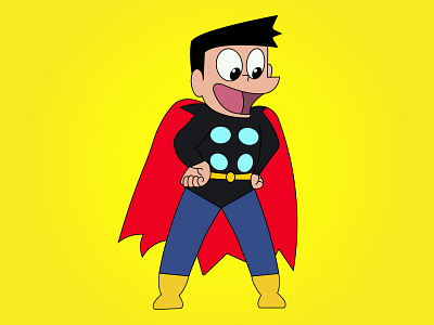 Suneo The Fighter animation art design graphic design illustrasion illustration logo tracing vector wallpaper