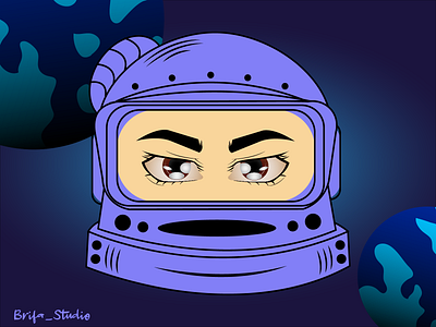 Helmet Astronaut animation art design graphic design illustrasion illustration logo tracing vector wallpaper