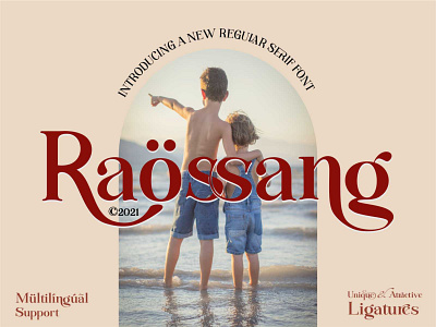 A NEW RAOSSANG SERIF FONT