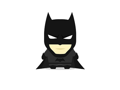 Batman concept design flash flat graphic icon illustrator style superhero wallpaper