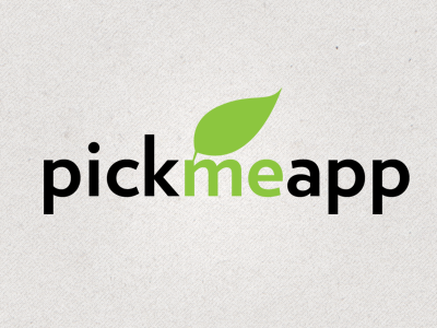 PickMeApp environment logo logotype recycle